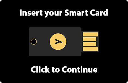 get a smart card|insert your smart card.